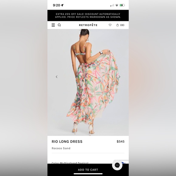 Rococo Sand maxi dress - Picture 2 of 8